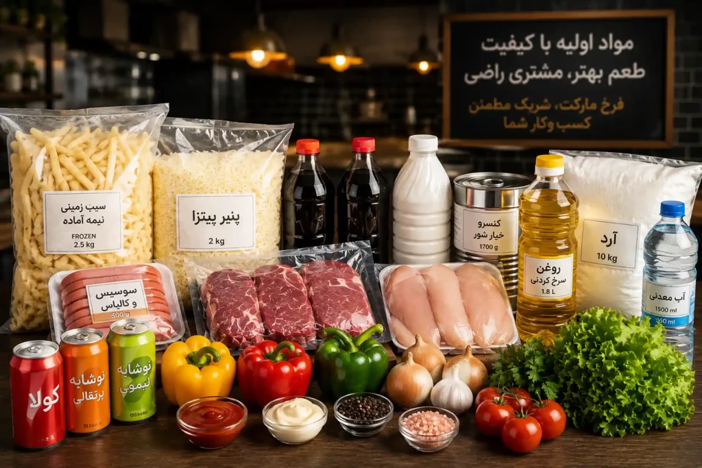 راهنمای کامل خرید مواد اولیه فست‌فود - 2